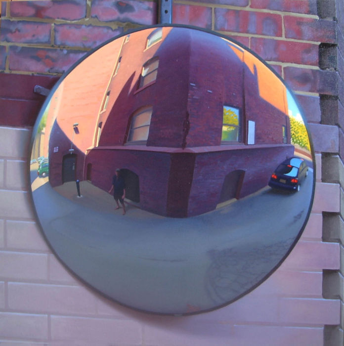 Large Alley Mirror