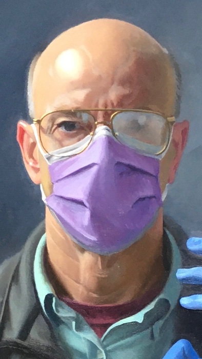 Quarantine Self Portrait (Detail)