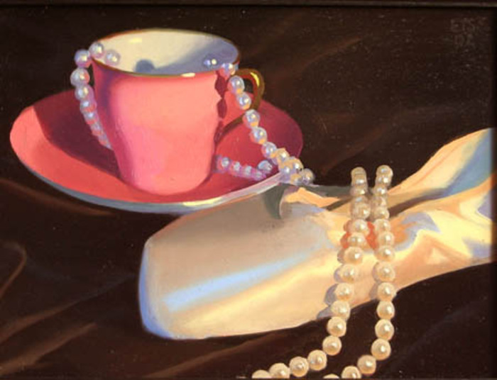 Cup, Ballet Slipper, Pearls