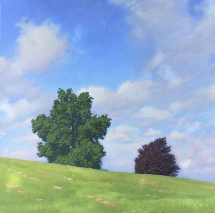 Two Summer Larz Trees, Large