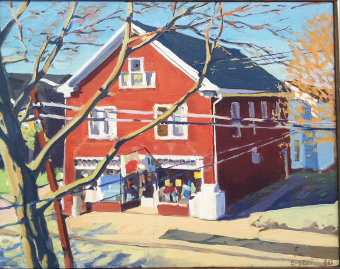  East Side Dairy, Day    1980    oil on canvas    16x20