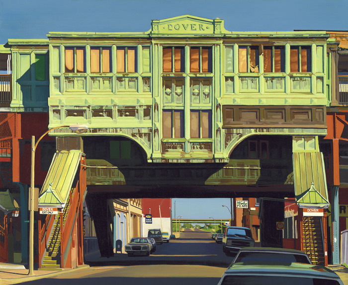  Dover Station  1984    oil on canvas    36x44