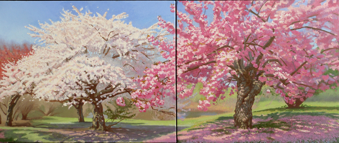 Spring Fenway Diptych A.M. 
